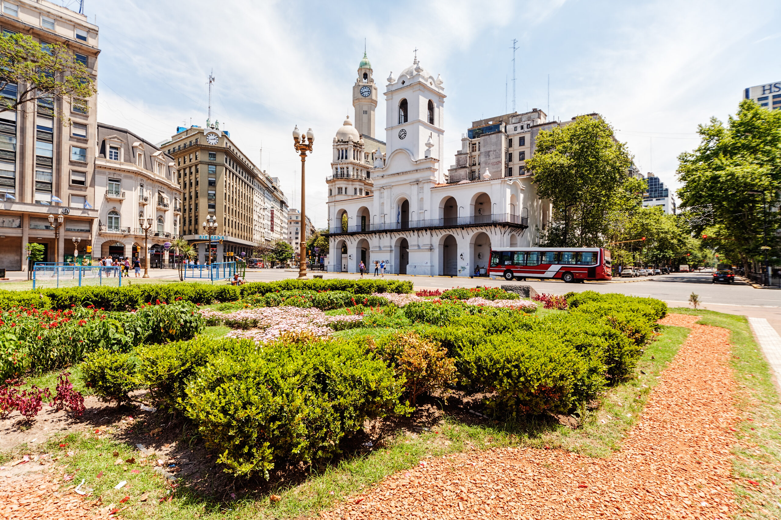 The Buenos Aires Cabildo located in Plaza de Mayo